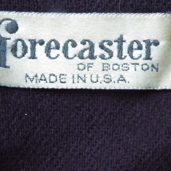 Forcaster OF Boston Blue Long Coat With Scarf Size 16 - Picture 5 of 7